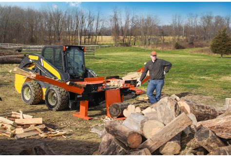 wood mizer log splitter for skid steer|log splitter clearance.